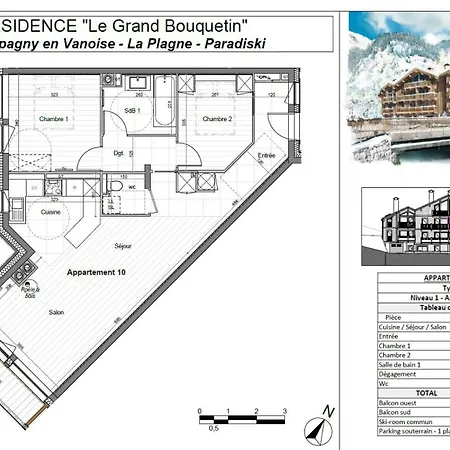 Apartment Le Grand Bouquetin - 3 Pieces Pour 6 Personnes Mae-9984 *